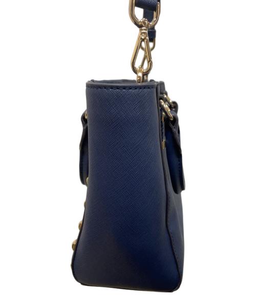 MICHAEL KORS（マイケル・コース）MICHAEL KORS (マイケルコース) 2WAYバッグ ネイビーの古着・服飾アイテム