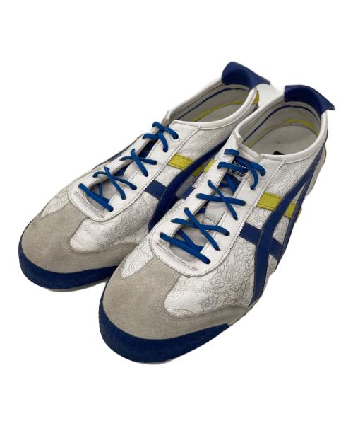 Onitsuka Tiger（オニツカタイガー）Onitsuka Tiger (オニツカタイガー) STREET FIGHTER (ストリートファーターズ) MEXICO 66 SD ホワイト×ネイビー サイズ:26の古着・服飾アイテム