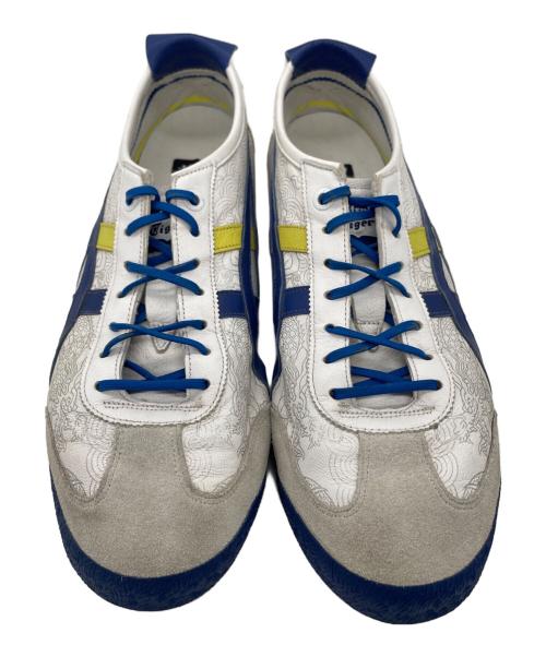 Onitsuka Tiger（オニツカタイガー）Onitsuka Tiger (オニツカタイガー) STREET FIGHTER (ストリートファーターズ) MEXICO 66 SD ホワイト×ネイビー サイズ:26の古着・服飾アイテム