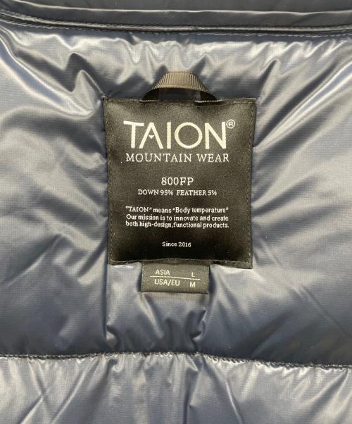 TAION（タイオン）TAION (タイオン) NOLLEY'S (ノーリース) ダウンベスト ネイビー サイズ:SIZE L 未使用品の古着・服飾アイテム