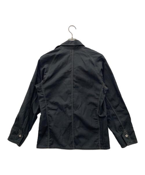 POST O'ALLS（ポストオーバーオールズ）POST O'ALLS (ポストオーバーオールズ) カバーオール ブラック サイズ:Mの古着・服飾アイテム