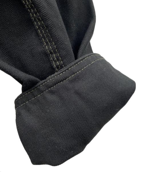 POST O'ALLS（ポストオーバーオールズ）POST O'ALLS (ポストオーバーオールズ) カバーオール ブラック サイズ:Mの古着・服飾アイテム