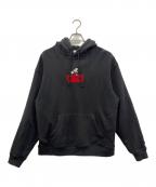 KITH×DISNEYキス×ディズニー）の古着「プルオーバーパーカー」｜ブラック