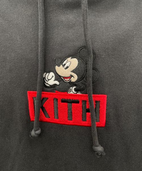 KITH（キス）KITH (キス) DISNEY (ディズニー) プルオーバーパーカー ブラック サイズ:Mの古着・服飾アイテム
