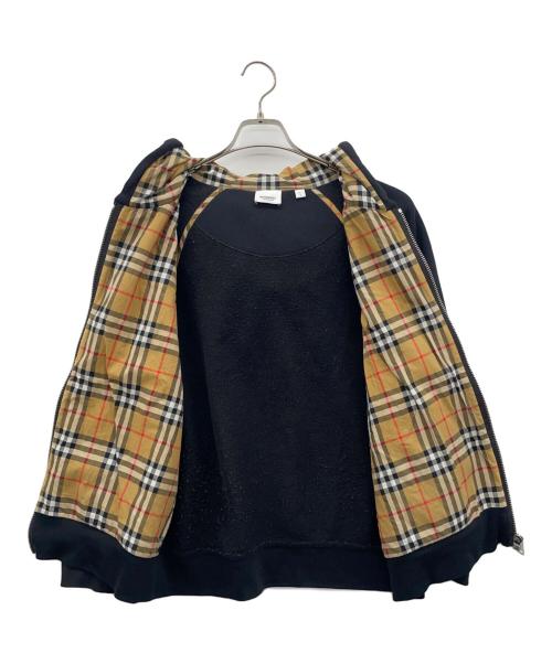 BURBERRY（バーバリー）BURBERRY (バーバリー) ジップパーカー ブラック サイズ:Lの古着・服飾アイテム