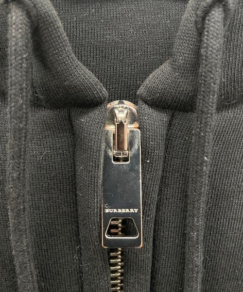 BURBERRY（バーバリー）BURBERRY (バーバリー) ジップパーカー ブラック サイズ:Lの古着・服飾アイテム