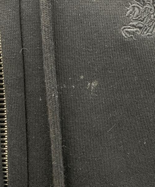BURBERRY（バーバリー）BURBERRY (バーバリー) ジップパーカー ブラック サイズ:Lの古着・服飾アイテム