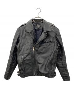 中古・古着通販】WEIRDO (ウィアード) カウレザージャケット ダーク