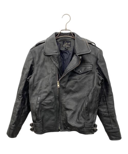 SAKAKIHARA（サカキハラ）SAKAKIHARA (サカキハラ) ライダースジャケット ブラック サイズ:Lの古着・服飾アイテム