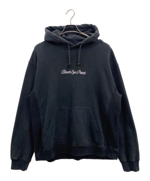 BlackEyePatch（ブラックアイパッチ）BlackEyePatch (ブラックアイパッチ) プルオーバーパーカー ブラック サイズ:Lの古着・服飾アイテム