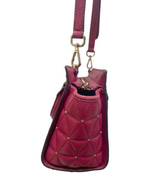 MICHAEL KORS（マイケル・コース）MICHAEL KORS (マイケルコース) 2WAYショルダーバッグ レッドの古着・服飾アイテム