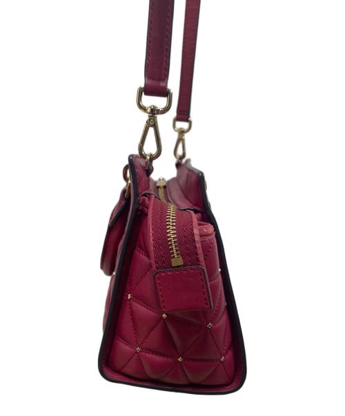 MICHAEL KORS（マイケル・コース）MICHAEL KORS (マイケルコース) 2WAYショルダーバッグ レッドの古着・服飾アイテム