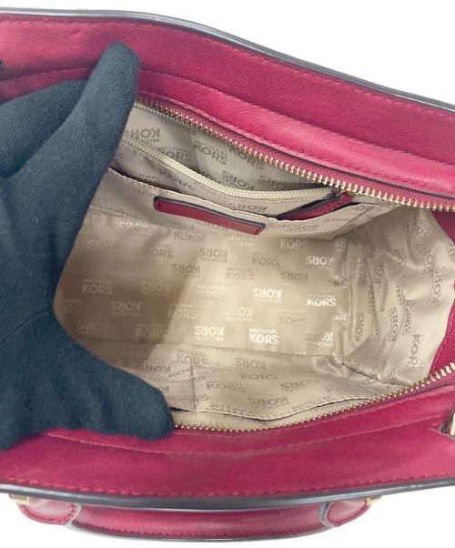 MICHAEL KORS（マイケル・コース）MICHAEL KORS (マイケルコース) 2WAYショルダーバッグ レッドの古着・服飾アイテム