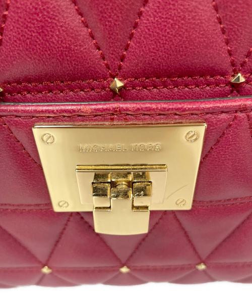 MICHAEL KORS（マイケル・コース）MICHAEL KORS (マイケルコース) 2WAYショルダーバッグ レッドの古着・服飾アイテム