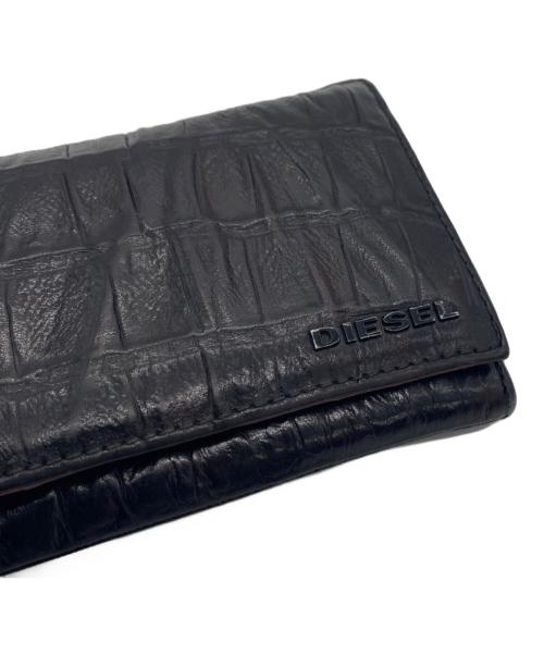 DIESEL（ディーゼル）DIESEL (ディーゼル) 長財布 ブラックの古着・服飾アイテム