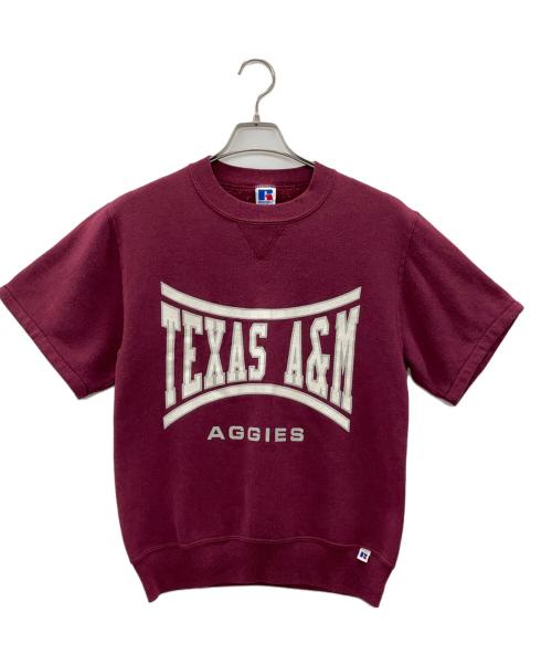 RUSSELL ATHLETIC（ラッセルアスレチック）RUSSELL ATHLETIC (ラッセルアスレチック) 90'S USA製半袖スウェット ワインレッド サイズ:Sの古着・服飾アイテム