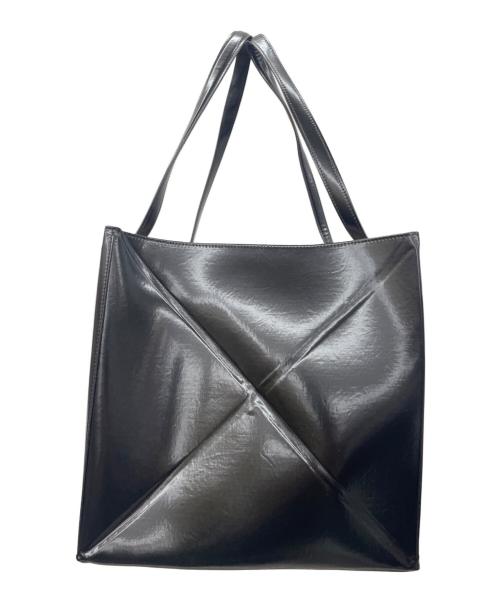 nanushka（ナヌーシュカ）nanushka (ナヌーシュカ) アニマルフリーレザーハンドバッグ ブラックの古着・服飾アイテム