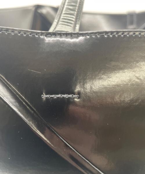 nanushka（ナヌーシュカ）nanushka (ナヌーシュカ) アニマルフリーレザーハンドバッグ ブラックの古着・服飾アイテム