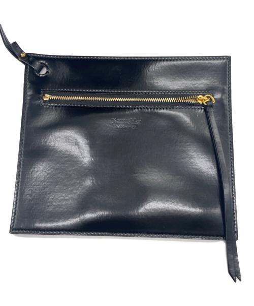 nanushka（ナヌーシュカ）nanushka (ナヌーシュカ) アニマルフリーレザーハンドバッグ ブラックの古着・服飾アイテム