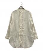 Vlas Blommeヴラスブラム）の古着「チュニックブラウス」｜ホワイト