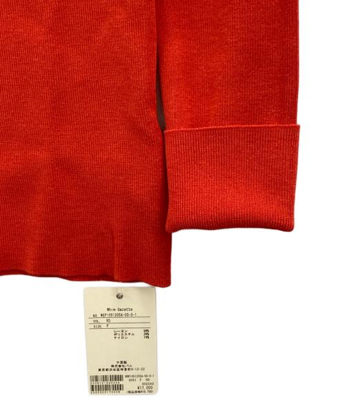 THE PAUSE（ザポーズ）THE PAUSE (ザポーズ) オフショルニットプルオーバー レッド サイズ:freeの古着・服飾アイテム