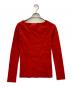 THE PAUSE（ザポーズ）の古着「オフショルニットプルオーバー」｜レッド