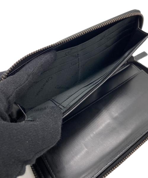 Calvin Klein（カルバンクライン）Calvin Klein (カルバンクライン) 長財布 ブラックの古着・服飾アイテム