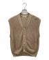 GALERIE VIE（ギャルリーヴィー）の古着「リネン Vネックベスト」｜ベージュ