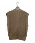 GALERIE VIE (ギャルリーヴィー) リネン Vネックベスト ベージュ サイズ:Free：9000円