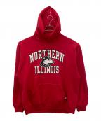 RUSSELL ATHLETICラッセルアスレチック）の古着「プルオーバーパーカー」｜レッド