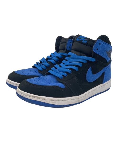 NIKE（ナイキ）NIKE (ナイキ) Nike Air Jordan 1 Retro High OG ブルー×ブラック サイズ:27の古着・服飾アイテム