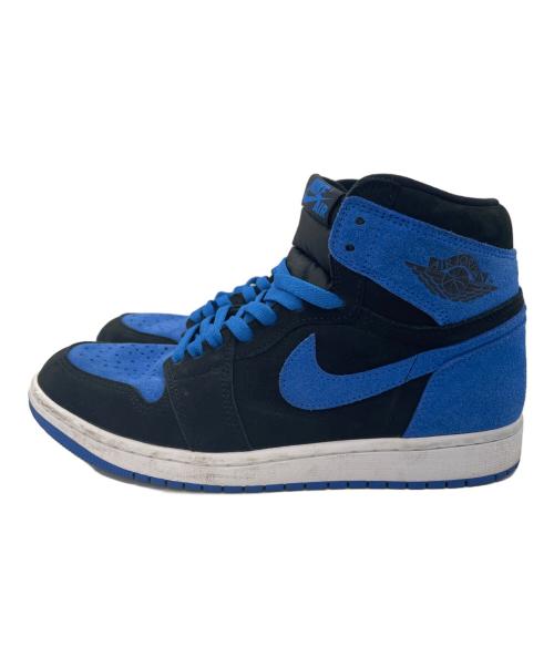 NIKE（ナイキ）NIKE (ナイキ) Nike Air Jordan 1 Retro High OG ブルー×ブラック サイズ:27の古着・服飾アイテム