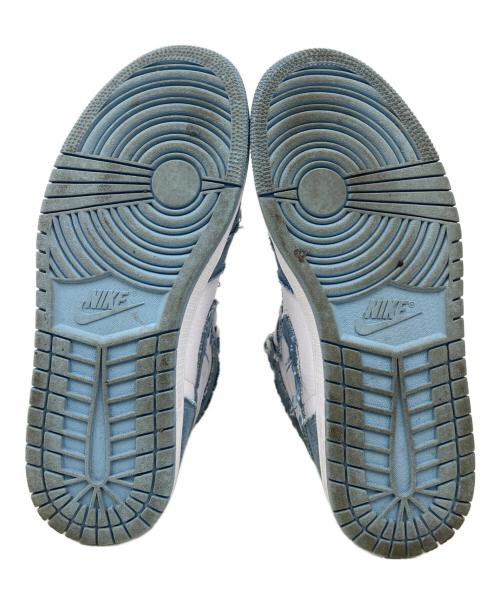 NIKE（ナイキ）NIKE (ナイキ) AIR JORDAN 1 ホワイト×ブルー サイズ:27の古着・服飾アイテム