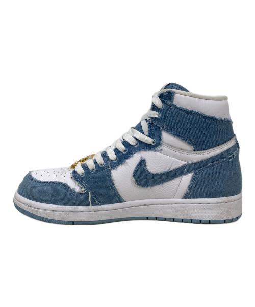NIKE（ナイキ）NIKE (ナイキ) AIR JORDAN 1 ホワイト×ブルー サイズ:27の古着・服飾アイテム