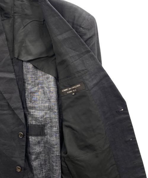 COMME des GARCONS HOMME PLUS（コムデギャルソンオムプリュス）COMME des GARCONS HOMME PLUS (コムデギャルソンオムプリュス) トリアセテート 3Bテーラード ジャケット ブラック サイズ:Mの古着・服飾アイテム