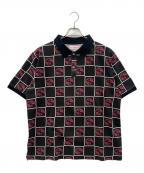 YARDSALEヤードセール）の古着「ポロシャツ」｜ブラック