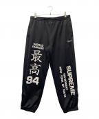 SUPREMEシュプリーム）の古着「Worldwide Tricot Track Pant」｜ブラック