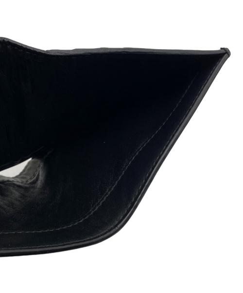 BOTTEGA VENETA（ボッテガベネタ）BOTTEGA VENETA (ボッテガベネタ) 2つ折り財布 	イントレチャート ブラックの古着・服飾アイテム