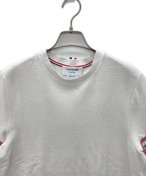 Thom Browne（トムブラウン）Thom Browne (トムブラウン) 半袖カットソー ホワイト サイズ:SIZE 1の古着・服飾アイテム