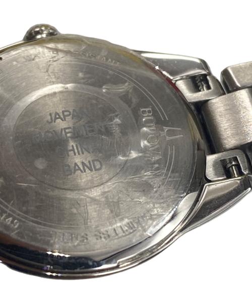 BULOVA（ブローバ）BULOVA (ブローバ) 腕時計 ホワイトの古着・服飾アイテム