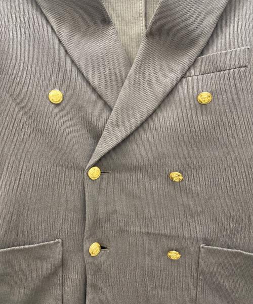 Pilgrim（ピルグリム）Pilgrim (ピルグリム) コットンジャージー ダブルブレステッド6Bブレザー ブラウン サイズ:Lの古着・服飾アイテム