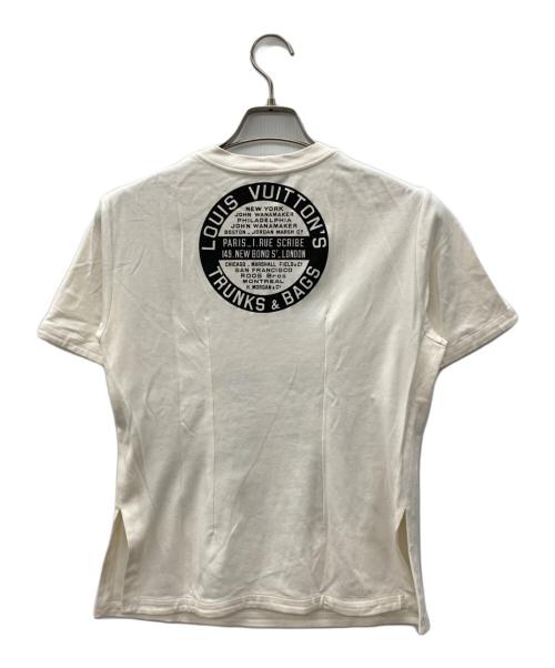 LOUIS VUITTON（ルイ ヴィトン）LOUIS VUITTON (ルイ ヴィトン) 総柄シャツ ホワイト サイズ:Sの古着・服飾アイテム