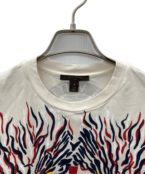 LOUIS VUITTON（ルイ ヴィトン）LOUIS VUITTON (ルイ ヴィトン) 総柄シャツ ホワイト サイズ:Sの古着・服飾アイテム