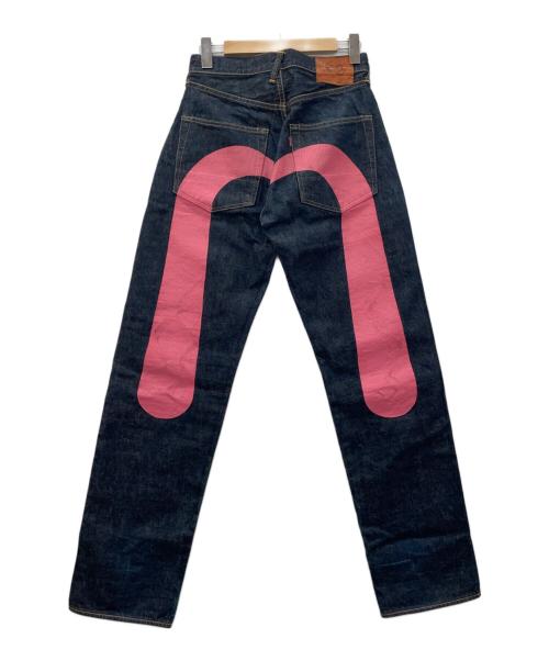 EVISU（エヴィス）EVISU (エビス) デニムパンツ インディゴピンク サイズ:W30  L35の古着・服飾アイテム