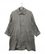 Graphpaperグラフペーパー）の古着「Gauze Oversized Soutien Collar Coat」｜グレー