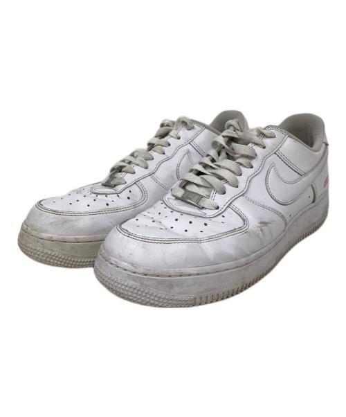 NIKE（ナイキ）NIKE (ナイキ) SUPREME (シュプリーム) Supreme × Nike Air Force 1 Low ホワイト サイズ:26の古着・服飾アイテム