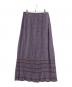 RAY BEAMS（レイ ビームス）の古着「シャーリングスカート」｜パープル