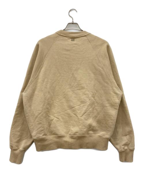 AMI Alexandre Mattiussi（アミアレクサンドルマテュッシ）AMI Alexandre Mattiussi (アミアレクサンドルマテュッシ) Ami de Coeur スウェットシャツ ベージュ サイズ:Lの古着・服飾アイテム
