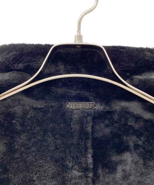 VERSACE（ヴェルサーチェ）VERSACE (ヴェルサーチェ) レザージャケット ブラウン サイズ:SIZE 48の古着・服飾アイテム