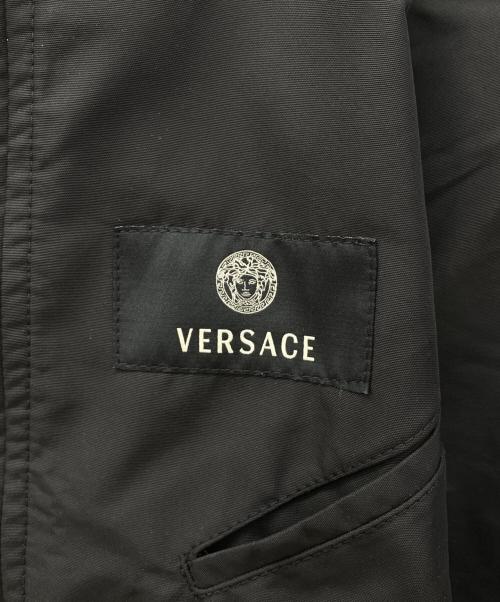 VERSACE（ヴェルサーチェ）VERSACE (ヴェルサーチェ) ナイロンジャケット ブラック サイズ:不明の古着・服飾アイテム